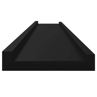 Mensole da Parete 2 pz Nere 115x9x3 cm | homemem39