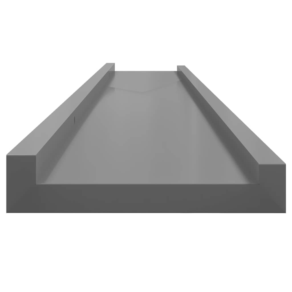Mensole da Parete 2 pz Grigie 115x9x3 cm | homemem39