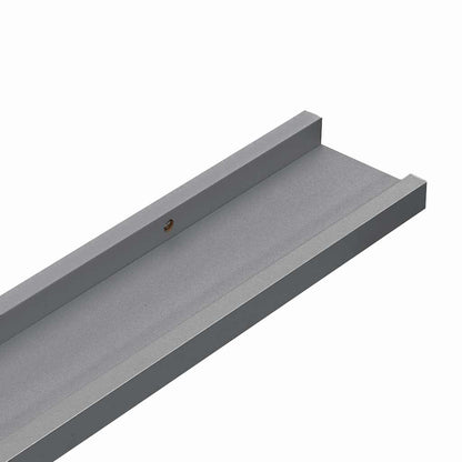Mensole da Parete 4 pz Grigie 60x9x3 cm | homemem39