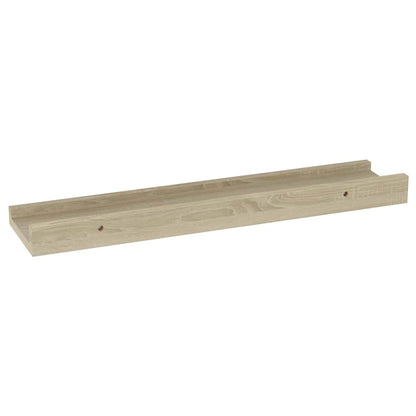 Mensole da parete 2 pz in rovere Sonoma 40x9x3 cm | homemem39