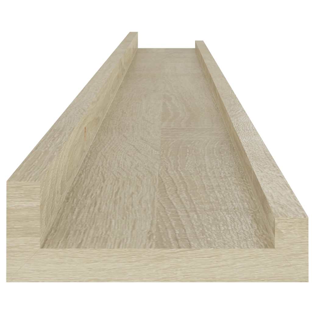 Mensole da Parete 2 pz Rovere Sonoma 100x9x3 cm | homemem39