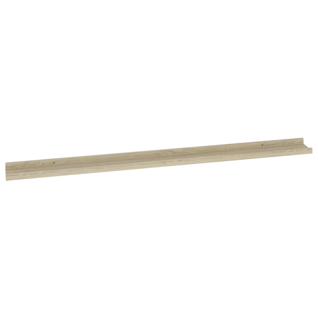 Mensole da Parete 2 pz Rovere Sonoma 115x9x3 cm | homemem39