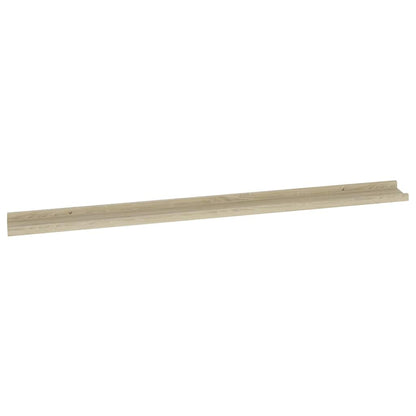 Mensole da Parete 2 pz Rovere Sonoma 115x9x3 cm | homemem39
