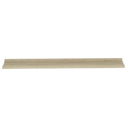 Mensole da Parete 2 pz Rovere Sonoma 115x9x3 cm | homemem39