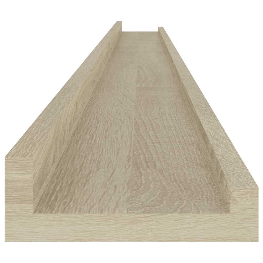 Mensole da Parete 2 pz Rovere Sonoma 115x9x3 cm | homemem39