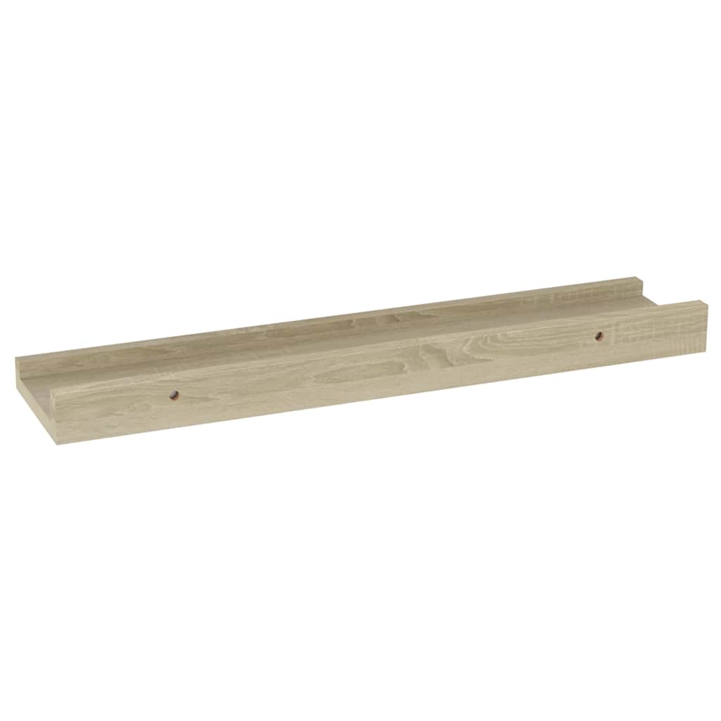 Mensole da Parete 4 pz Rovere Sonoma 40x9x3 cm | homemem39