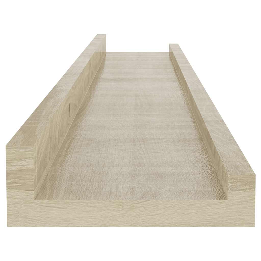 Mensole da Parete 4 pz Rovere Sonoma 60x9x3 cm | homemem39