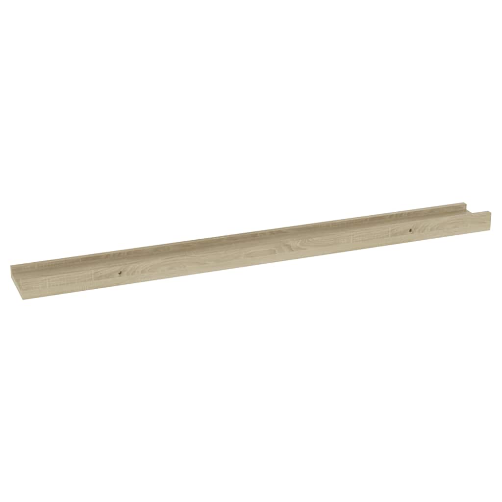 Mensole da Parete 4 pz Rovere Sonoma 80x9x3 cm | homemem39