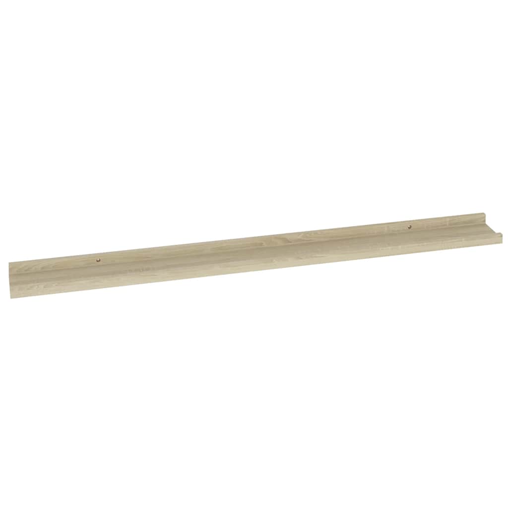 Mensole da Parete 4 pz Rovere Sonoma 100x9x3 cm | homemem39
