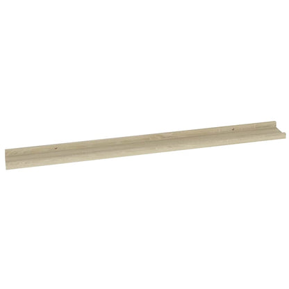 Mensole da Parete 4 pz Rovere Sonoma 100x9x3 cm | homemem39