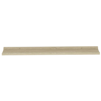 Mensole da Parete 4 pz Rovere Sonoma 100x9x3 cm | homemem39