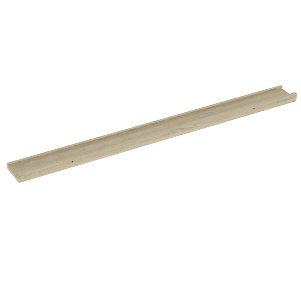 Mensole da Parete 4 pz Rovere Sonoma 100x9x3 cm | homemem39