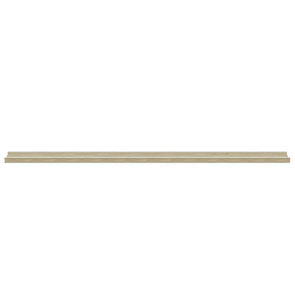 Mensole da Parete 4 pz Bianco e Rovere Sonoma 115x9x3 cm | homemem39