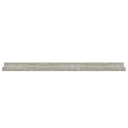 Mensole da Parete 2 pz Grigio Cemento 80x9x3 cm | homemem39