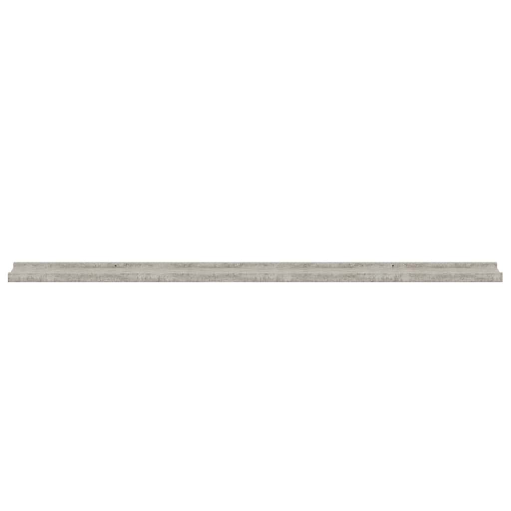 Mensole da Parete 2 pz Grigio Cemento 115x9x3 cm | homemem39