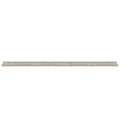 Mensole da Parete 2 pz Grigio Cemento 115x9x3 cm | homemem39