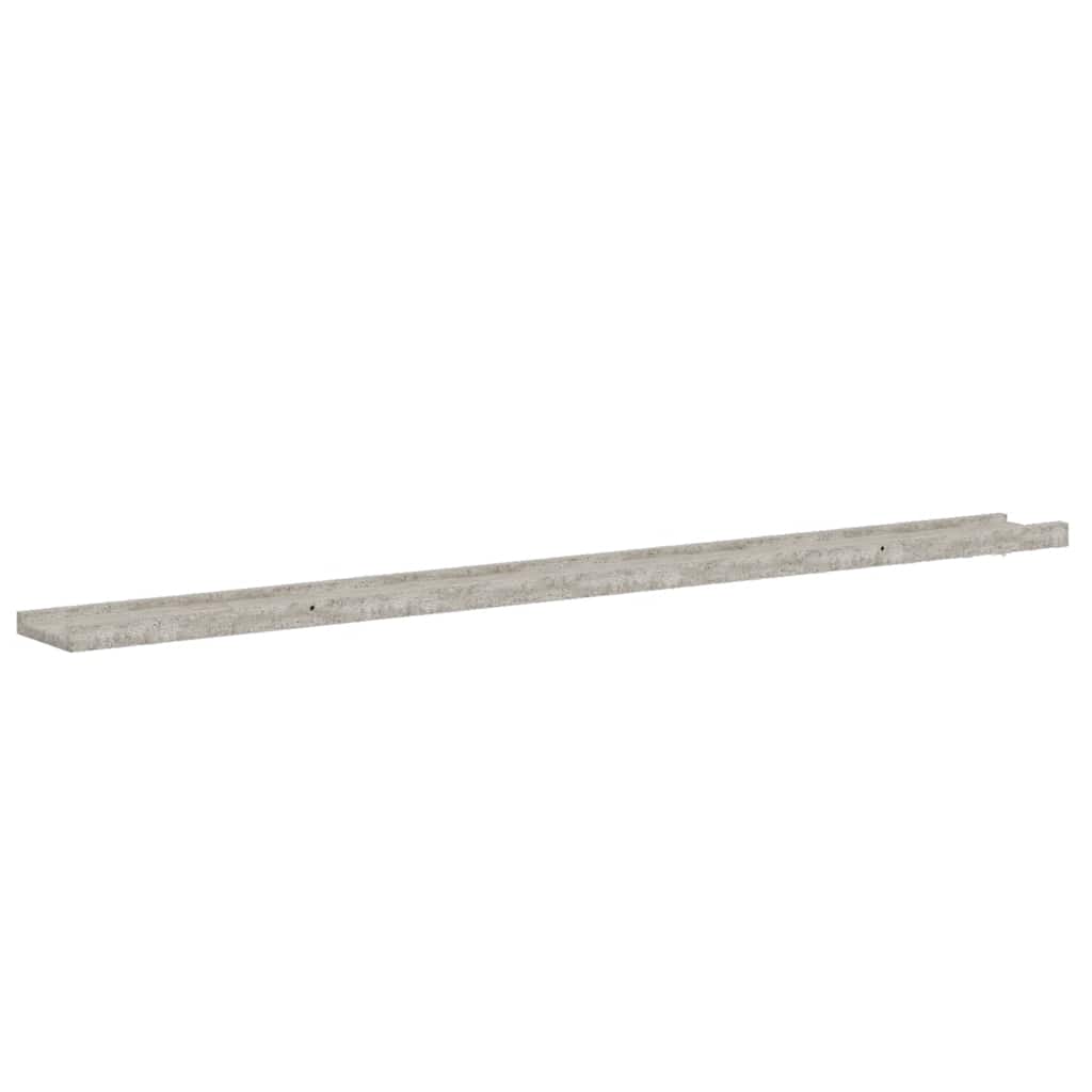 Mensole da Parete 2 pz Grigio Cemento 115x9x3 cm | homemem39