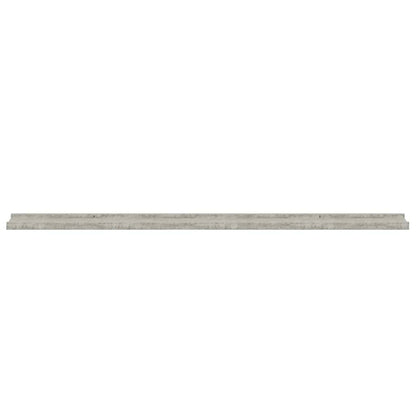 Mensole da Parete 4 pz Grigio Cemento 115x9x3 cm | homemem39