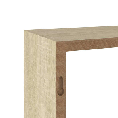 Mensole a Cubo da Parete 3 pz Rovere Sonoma | homemem39