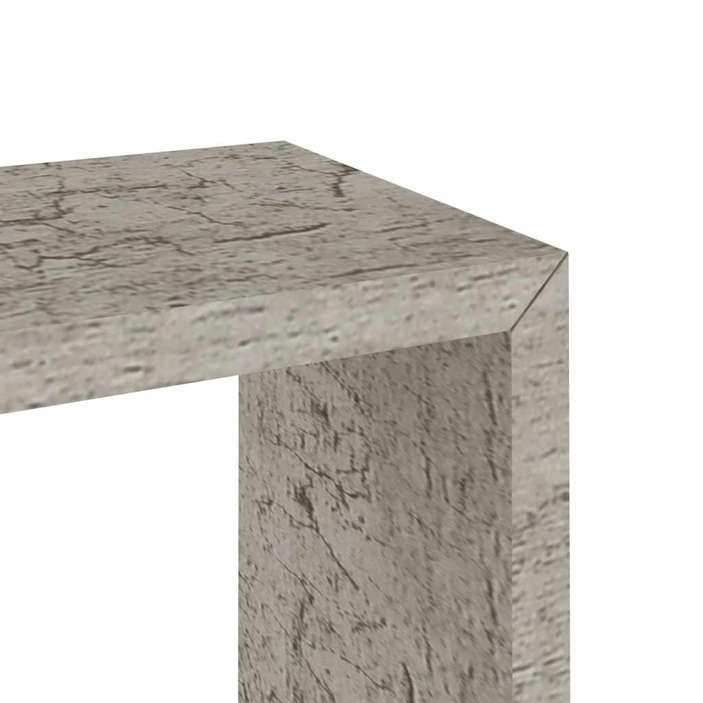 Mensole a Cubo da Parete 3 pz Grigio Cemento | homemem39