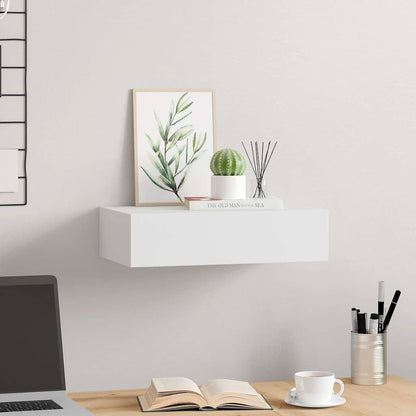 Scaffale con Cassetti da Parete in MDF