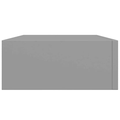 Scaffale con Cassetti da Parete Grigio 40x23,5x10 cm in MDF | homemem39