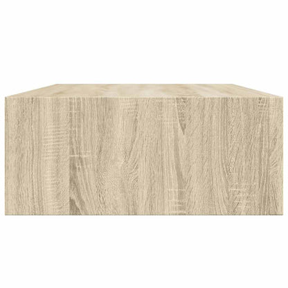 Scaffale con Cassetti da Parete Rovere 40x23,5x10 cm in MDF | homemem39