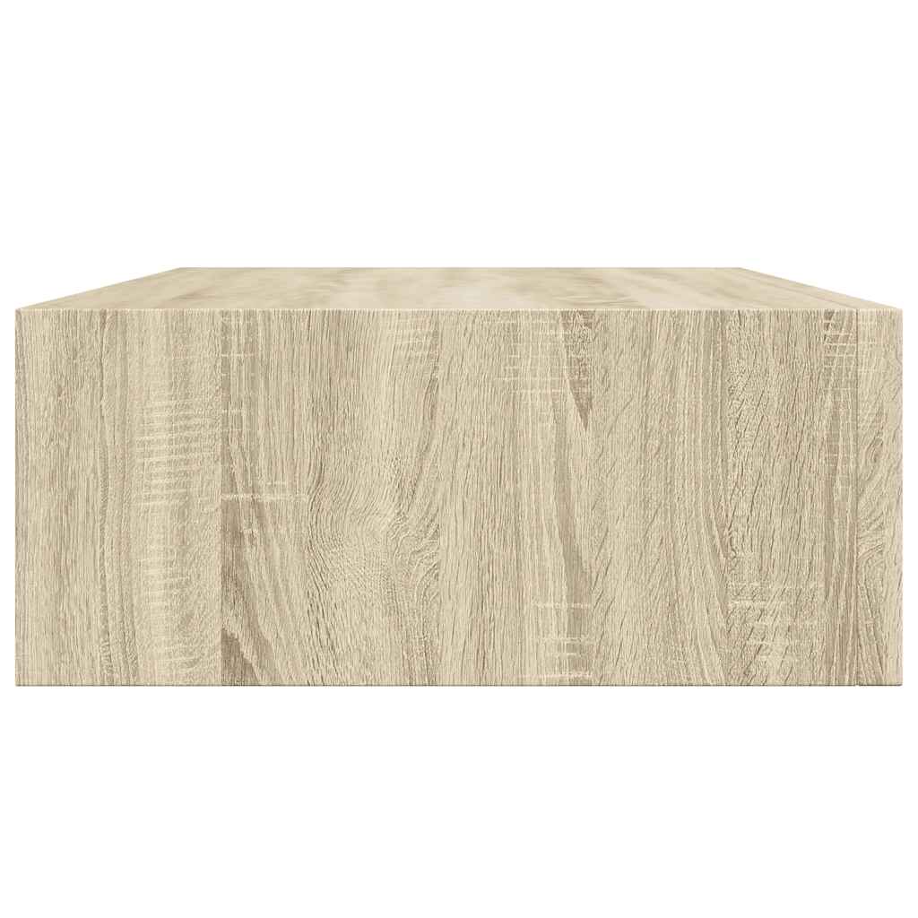 Scaffali con Cassetti da Parete 2 pz Rovere 40x23,5x10 cm MDF | homemem39