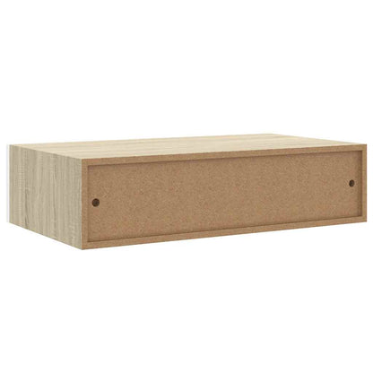 Scaffali con Cassetti 2 pz Rovere e Bianco 40x23,5x10 cm in MDF | homemem39