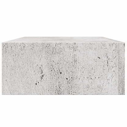 Scaffali con Cassetti 2 pz Grigio Cemento 40x23,5x10 cm in MDF | homemem39