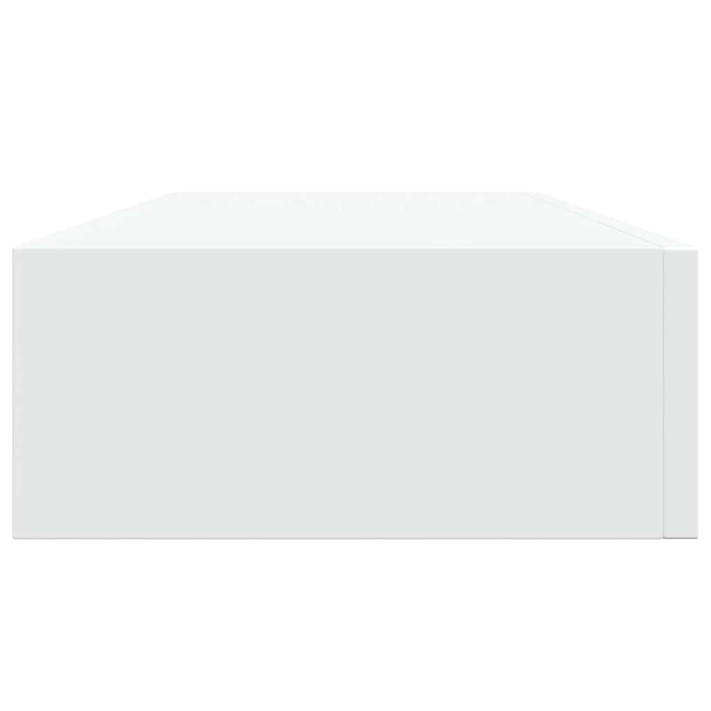 Scaffale con Cassetti da Parete Bianco 60x23,5x10 cm in MDF | homemem39