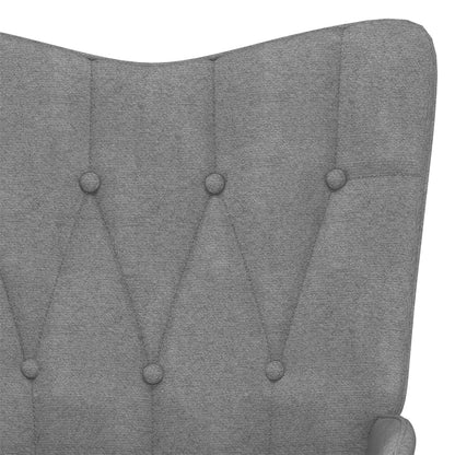 Dark Gray Relax Armchair in Fabric