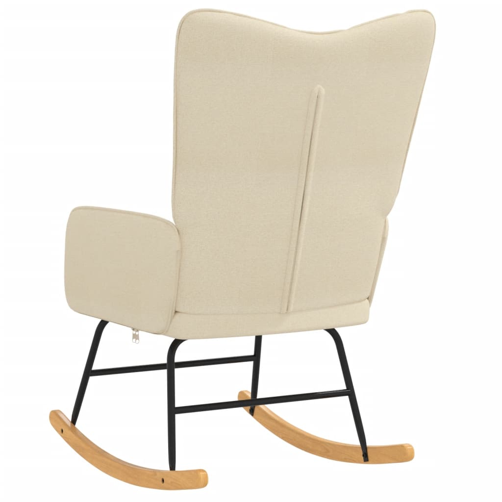 Cream Rocking Chair in Fabric