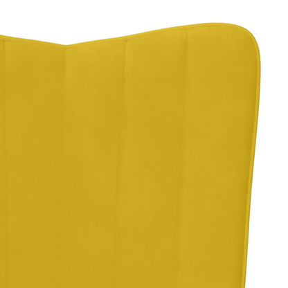 Poltrona Relax Giallo Senape in Velluto | homemem39