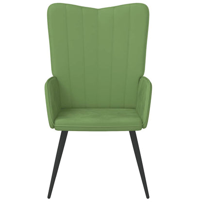 Sedia Relax Verde Chiaro in Velluto | homemem39