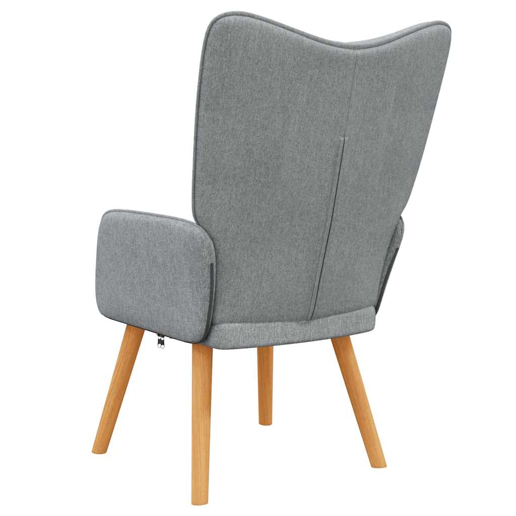 Poltrona Relax Grigio Chiaro in Tessuto | homemem39