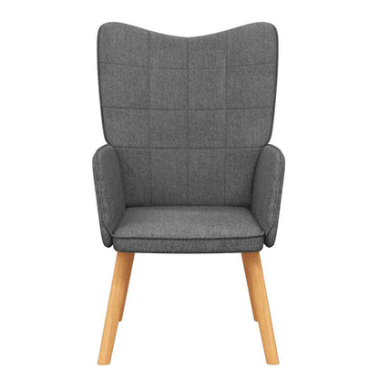 Poltrona Relax Grigio Scuro in Tessuto - homemem39