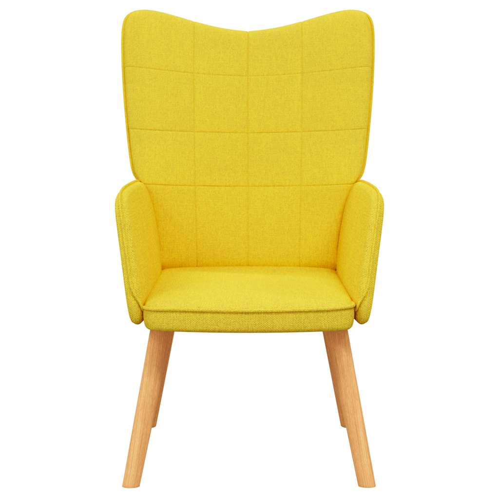 Sedia Relax Giallo Senape in Tessuto | homemem39
