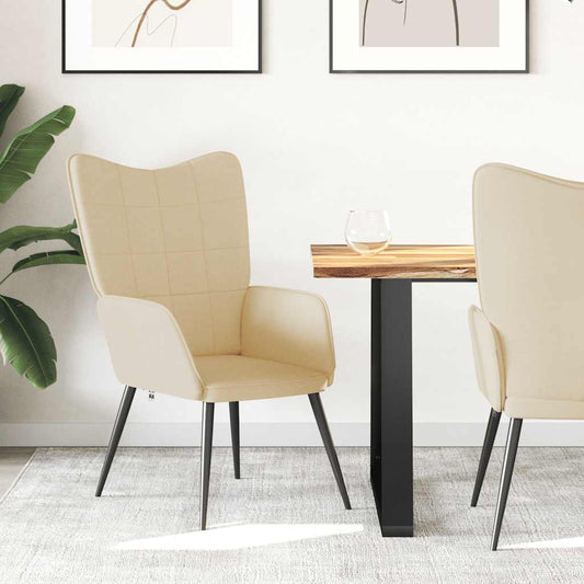 Sedia Relax Crema in Tessuto