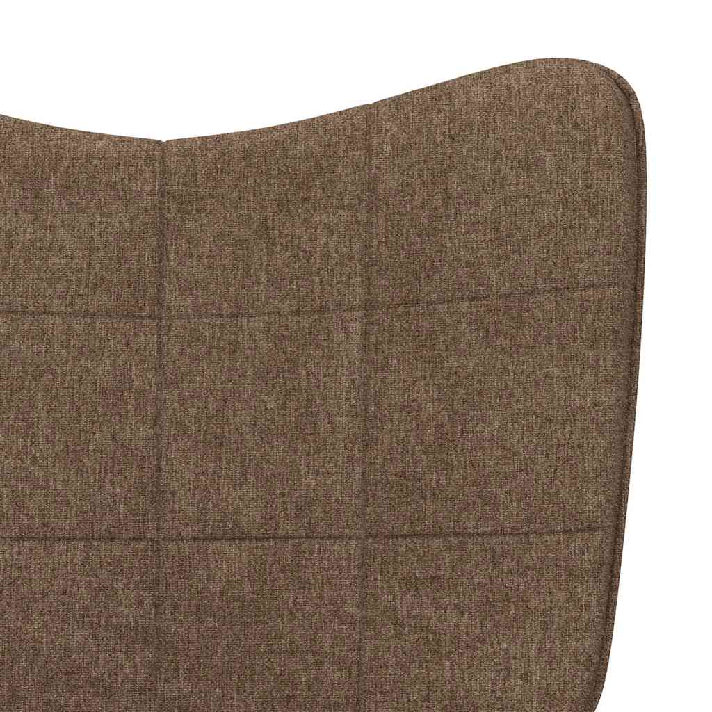 Sedia Relax Marrone in Tessuto | homemem39