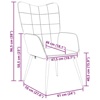Sedia Relax Blu in Tessuto