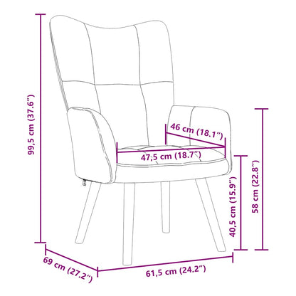 Sedia Relax Rosso Vino in Velluto