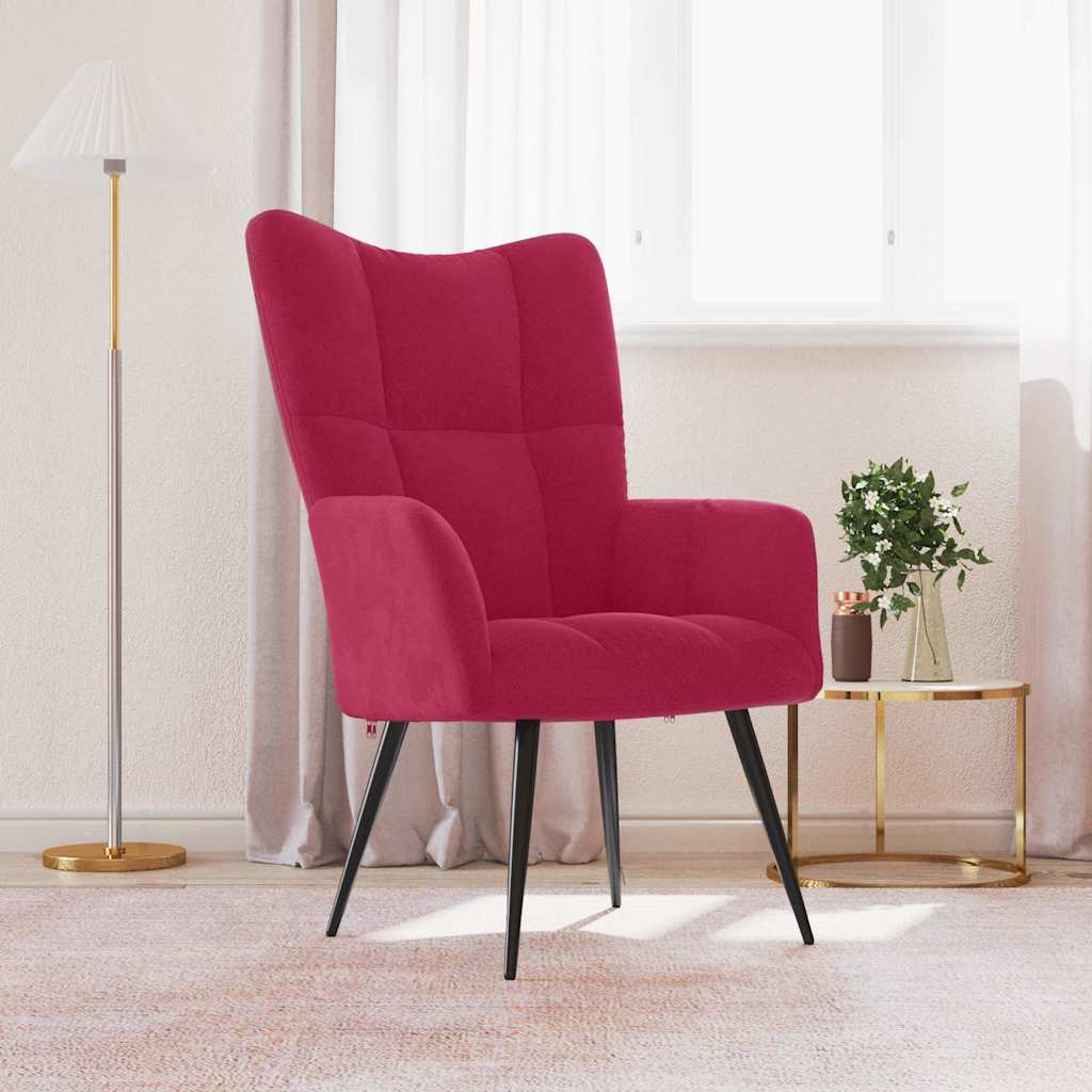 Sedia Relax Rosso Vino