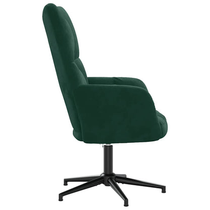 Sedia Relax Verde Scuro in Velluto | homemem39