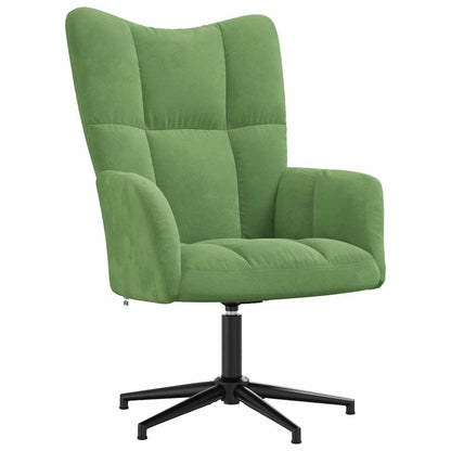 Sedia Relax Verde Chiaro in Velluto | homemem39