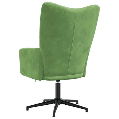 Sedia Relax Verde Chiaro in Velluto | homemem39