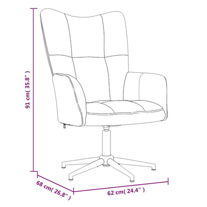 Sedia Relax Verde Chiaro in Velluto | homemem39