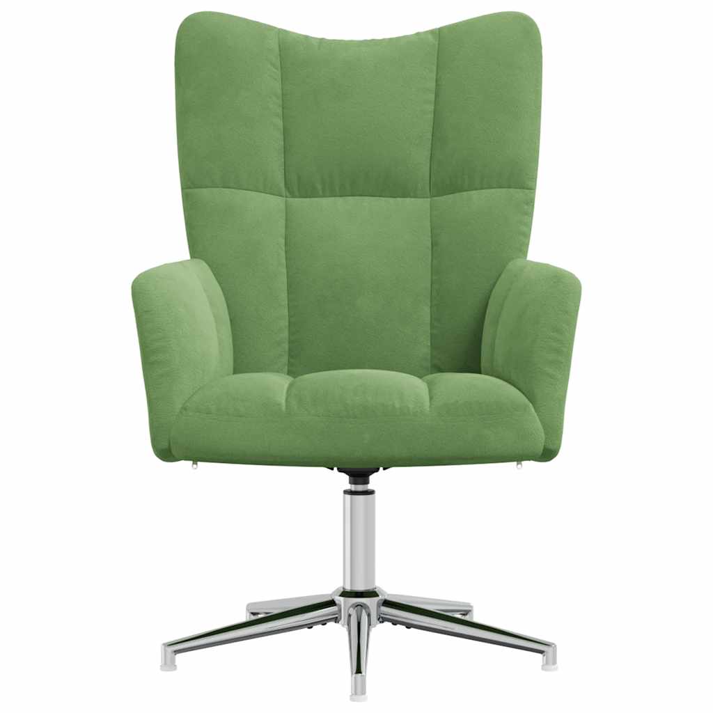 Sedia Relax Verde Chiaro in Velluto | homemem39