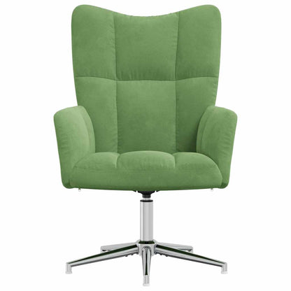 Sedia Relax Verde Chiaro in Velluto | homemem39