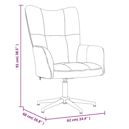 Sedia Relax Verde Chiaro in Velluto | homemem39